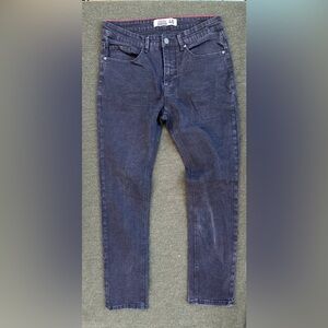 Fiorucci Safety Jeans Black Men’s Skinny size 46 indie sleeve grunge blokecore